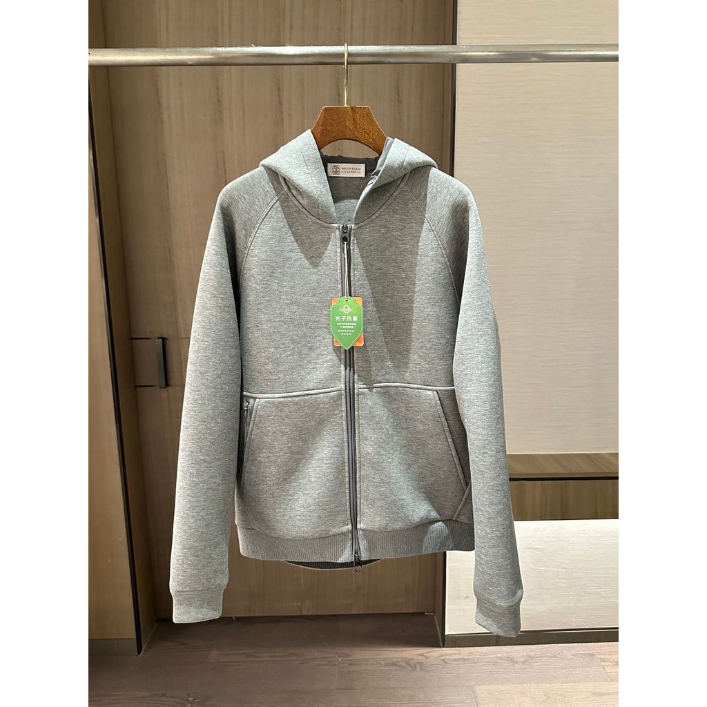 PO2O Brun'''BC Men's Autumn and Winter Cotton Simple Fashion Men's Business Casual Hooded Cardigan J