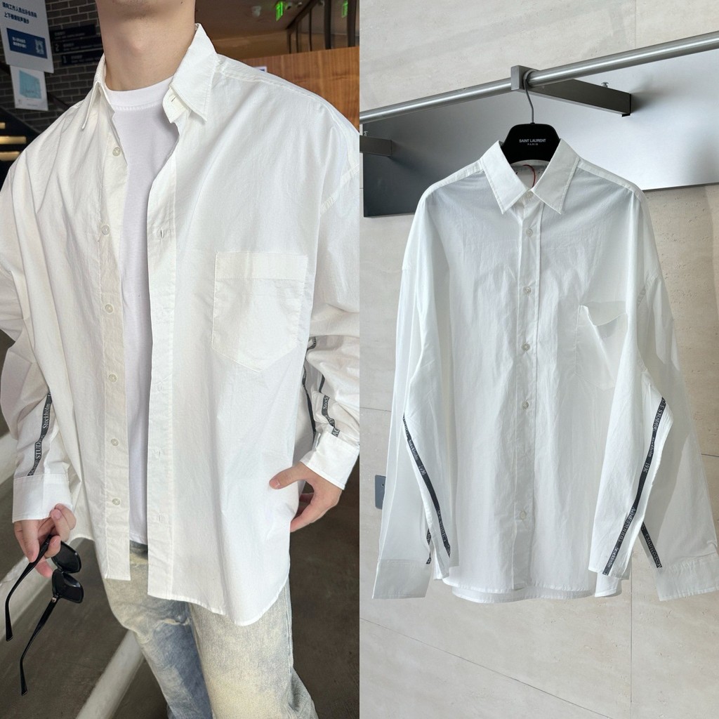 XYOB Sweden AC 25SS New Jacquard Letter Logo Shirt for Men and Women, Stylish