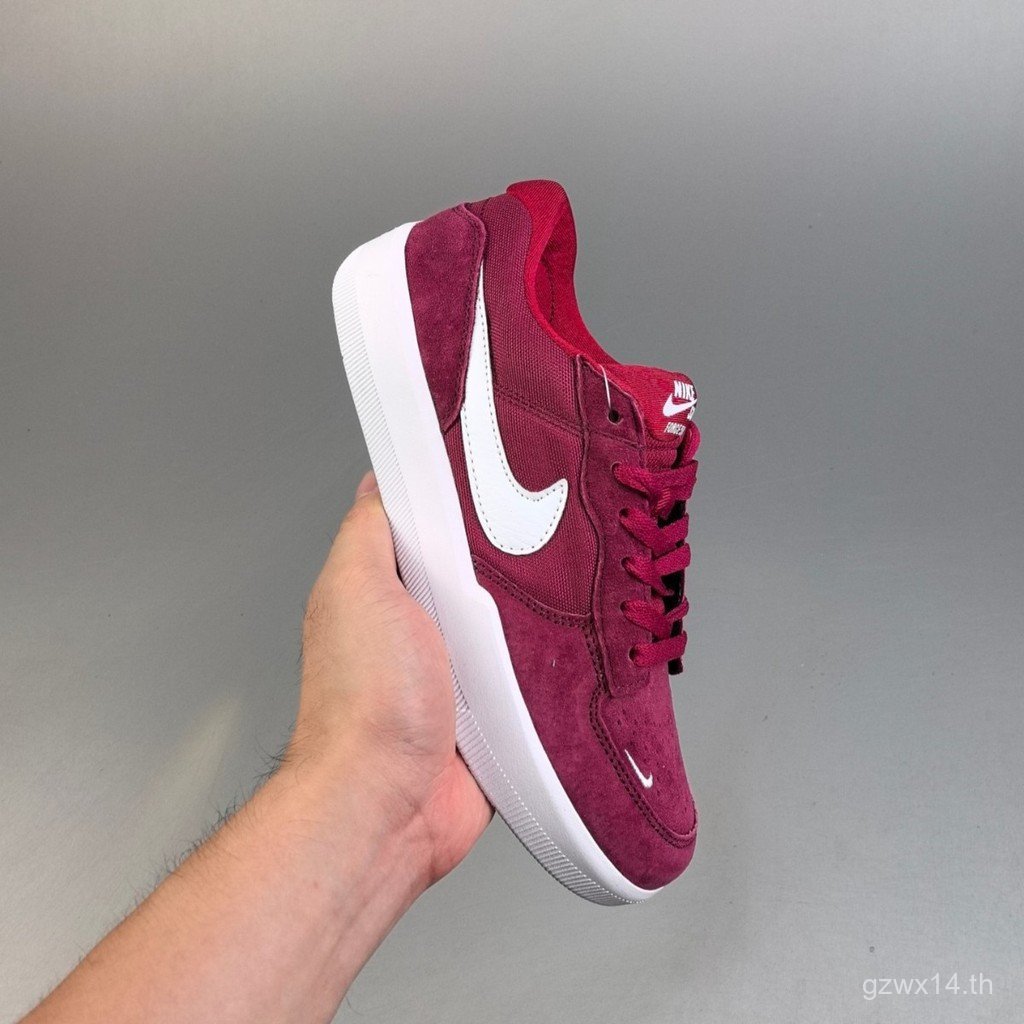 ผู้ชายผู้หญิงสไตล์ใหม่ SB Force 58 แฟชั่นสบายๆ Anti-slip รองเท้าผ้าใบ Low-Top Retro รองเท้าผ้าใบ MQ7