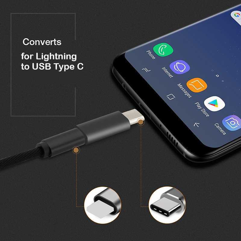 WUTIAN OTG Lightning เป็นตัวแปลงอะแดปเตอร์ USB Type C ชาร์จเร็ว - WT5 - A01