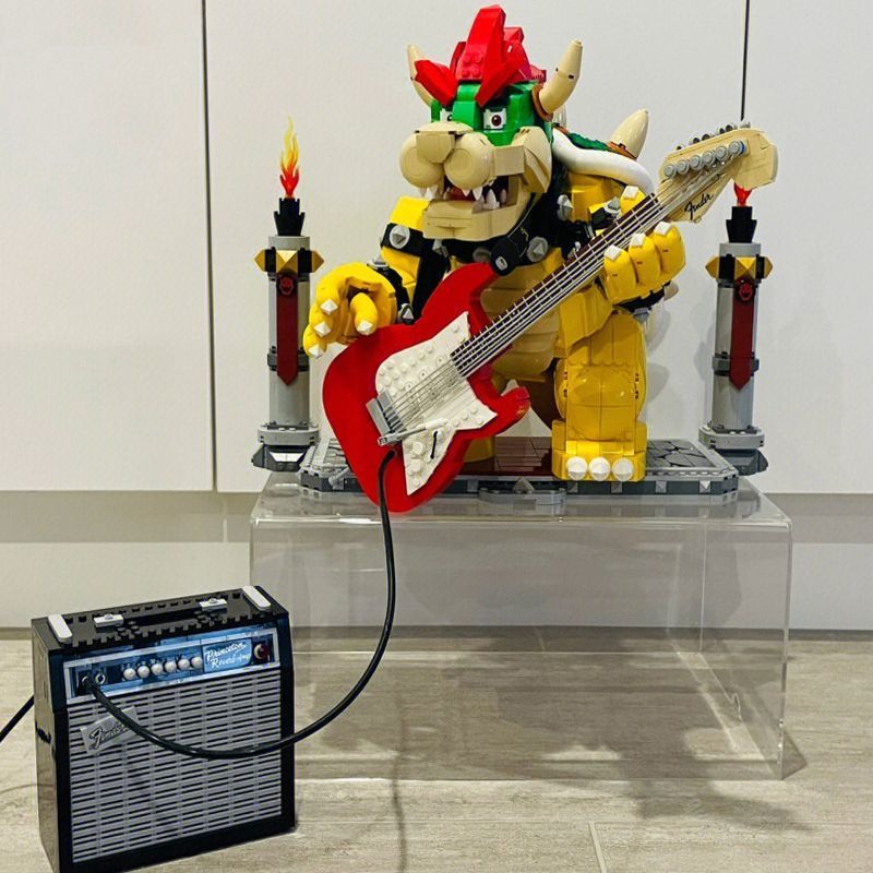 [เรือ 24 ชม.] เข้ากันได้กับเลโก้ซูเปอร์มาริโอ 71411 ที่มีประสิทธิภาพเย็นนเรศวรระดับการ์ดเด็กการศึกษา