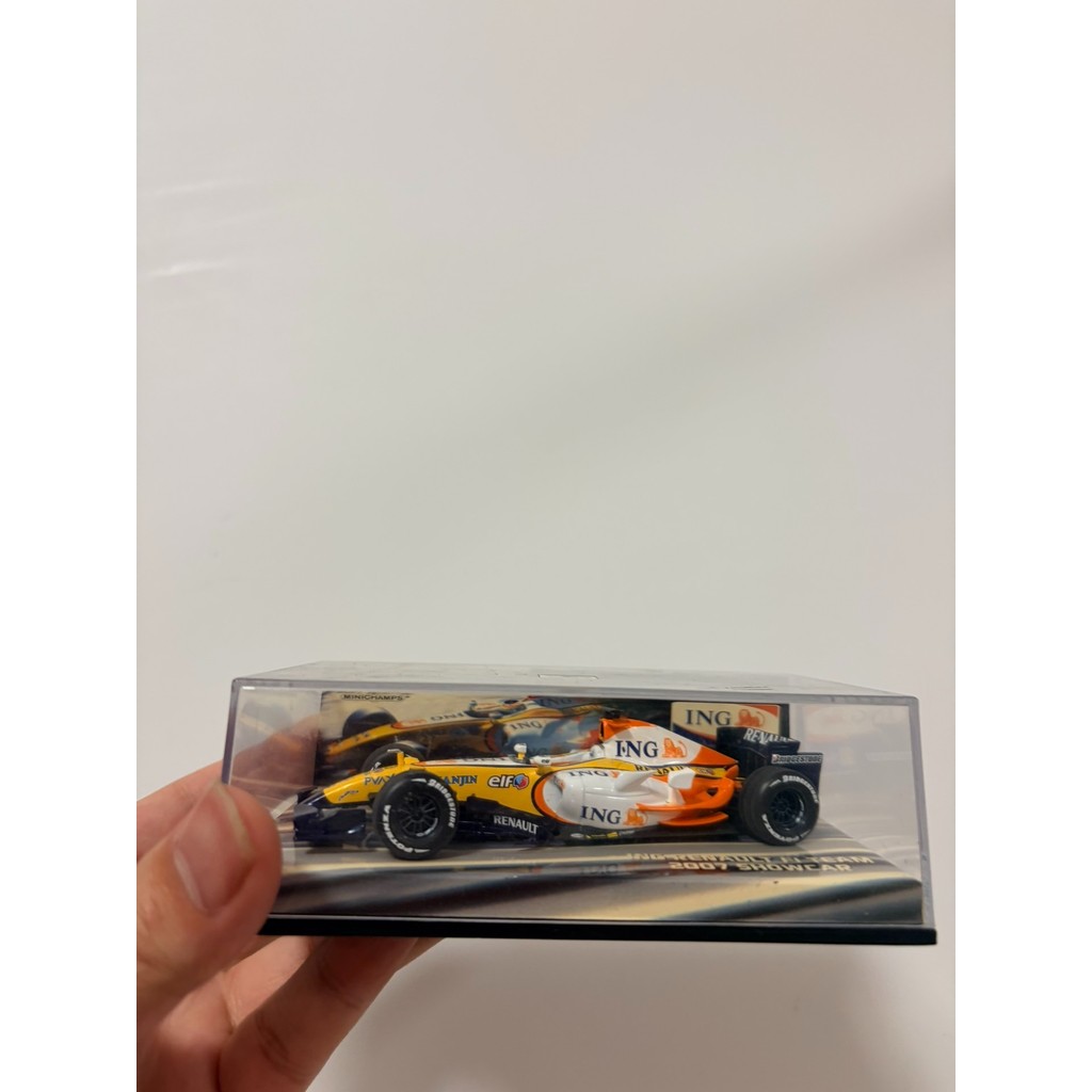 Mini Cut F1 RENAULT Fleet RENAULT Alonzo 2007 R27 Championship Display Car