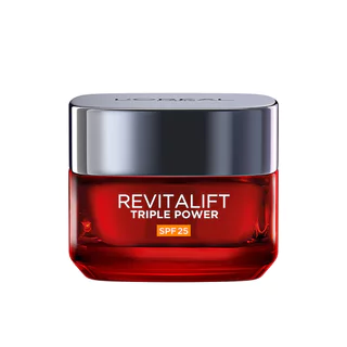 L'Oreal ลอรีอัล ปารีส รีไวทลั ลิฟท์ ทริปเปิล พาวเวอร์ เอจ-คอร์เรคติ้ง ครีม เอสพีเอฟ25 15 มล.