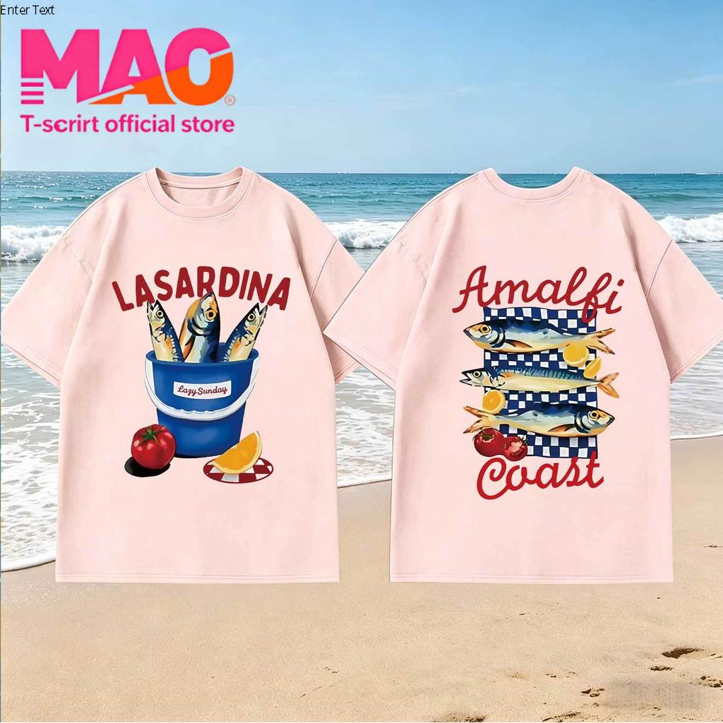 COD✅ (จัดส่งในกรุงเทพฯ) MAO Shop ❗เสื้อยืดสไตล์มินิมอลเกาหลี พิมพ์ลายทั้งหน้าและหลัง ผ้าฝ้าย ทรงสวยใส่ดี #TX02
