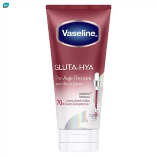 Vaseline วาสลีน กลูต้า-ไฮยา เซรั่ม เบิสท์ โลชั่น โปร-เอจ รีสโตร์ 170 มล.