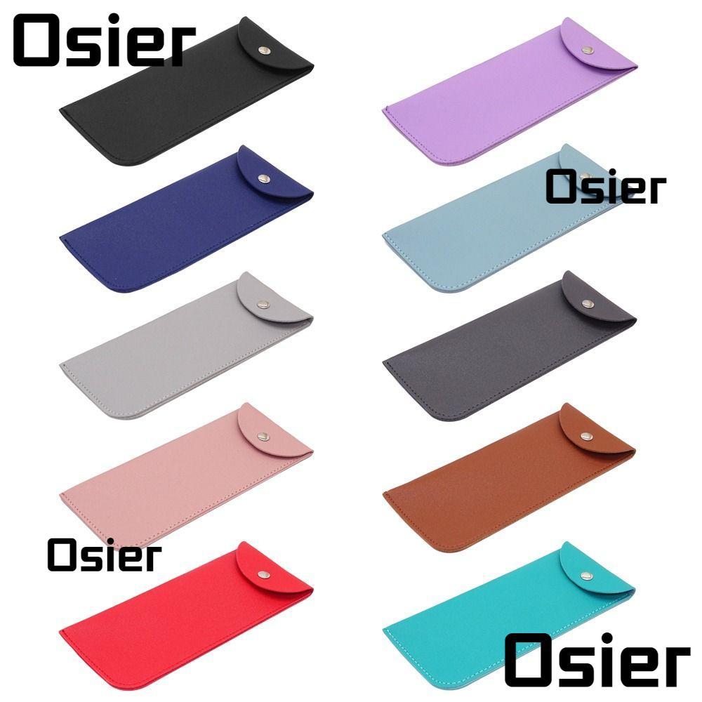 กระเป๋าใส่แว่นตา OSIER, กระเป๋าใส่แว่นกันแดดแบบนุ่มหนัง PU, อุปกรณ์แว่นตา กระเป๋าใส่ตากันแดดแบบเรียบง่าย