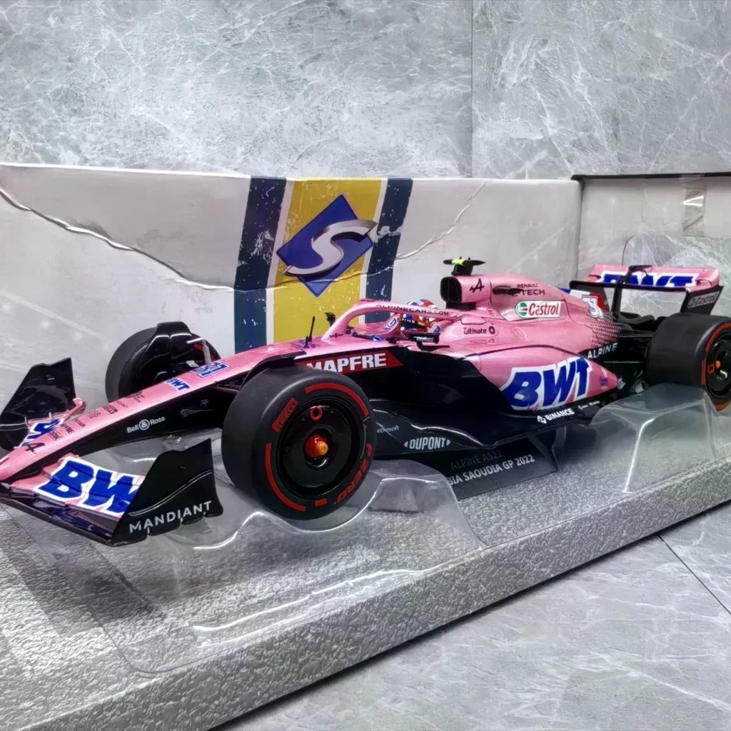 SOLIDO 1/18 ALPINE A522 2022 F1 #31 สูตร ARABIA SAOUDIA GP