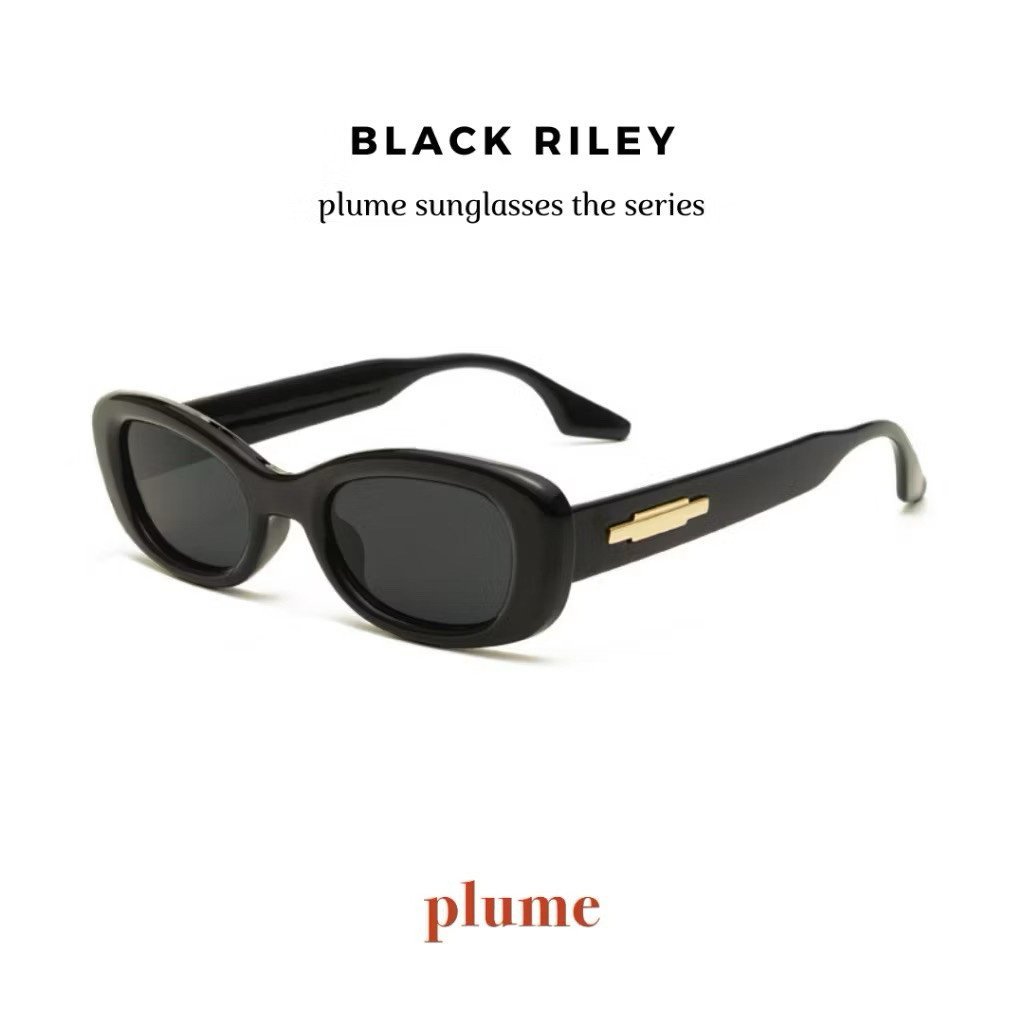 Riley แว่นกันแดด ยี่ห้อ mulet.bkk สีดํา ️