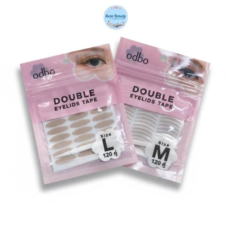 โอดีบีโอ เทปติดตาสองชั้น สีเนื้อ ติดง่าย ไม่หลุดง่าย (120คู่) Odbo Double Eyelids Tape Od847 ❤