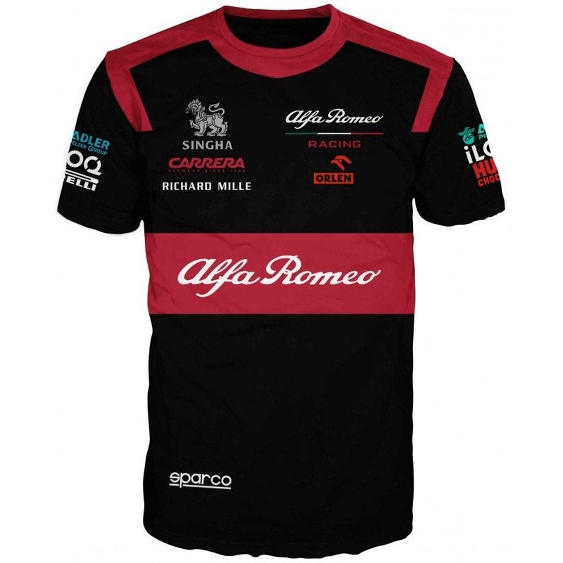 XS-5XL เสื้อยืด 3D ใหม่ล่าสุด Alfa Romeo Racing Sport