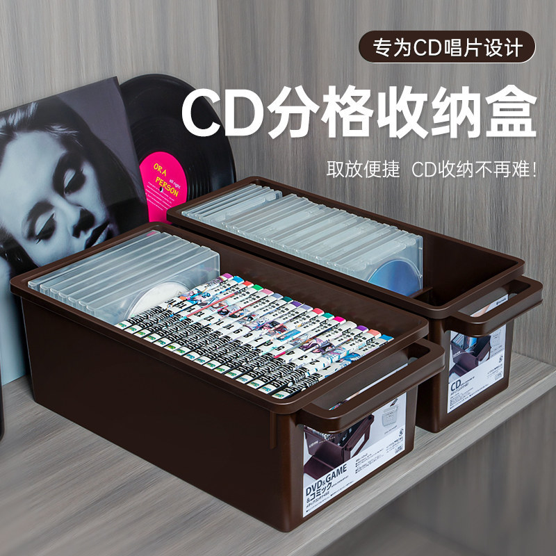 C cd Storage Box กล่องเก็บบันทึกการ์ตูน ps4 Game Disc dvd cd Album กล่องเก็บของกันฝุ่น