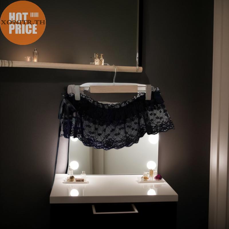 XOITR Deeptown สไตล์เกาหลีลูกไม้กระโปรงผู้หญิง Elegant Sweet Lolita กระโปรงสั้นน่ารักเอวสูง Y2k Stre