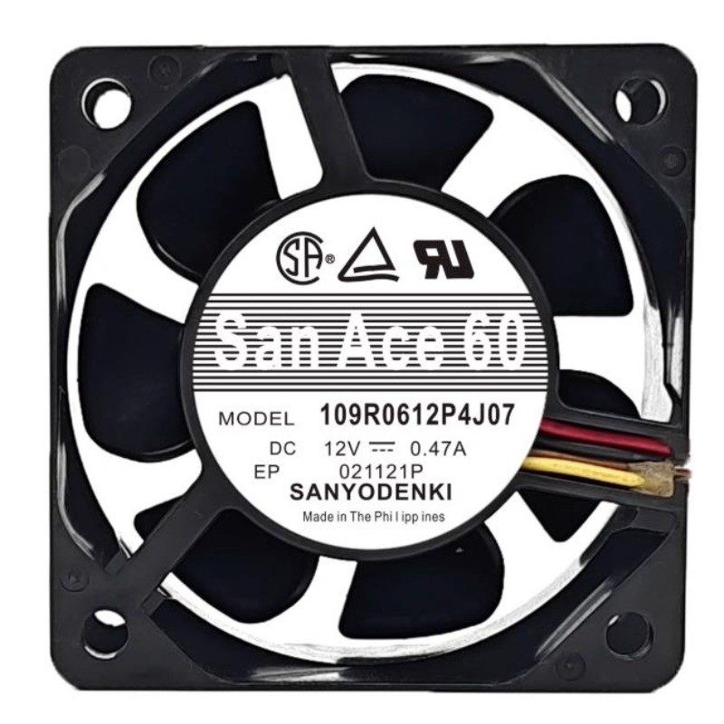 พัดลมระบายความร้อนใหม่สําหรับ Sanyo 109R0612P4J07 12V 0.47A 6 ซม.พัดลมระบายความร้อน 6025 60*60*25 มม