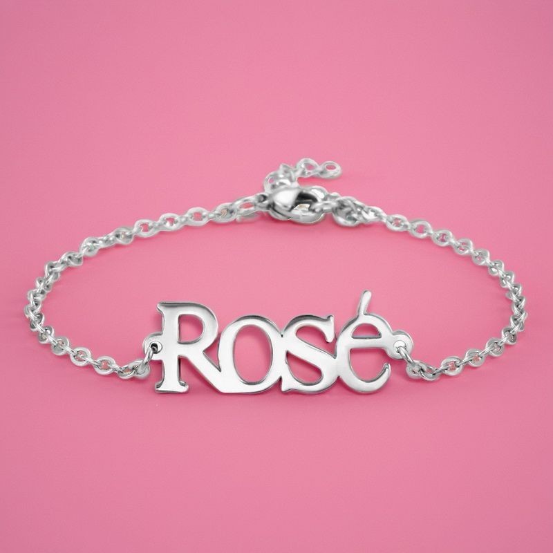 Blackp Blackpink Star Merchandise Rose Lisa Jisoo Jennie สร้อยคอแฟชั่น Clavicle Chain Happy Life MI1