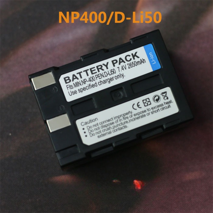 D-LI50 battery suitable for Penta Minolta A1 A2 A5 K-1 K-3 K-5 NP400 charger