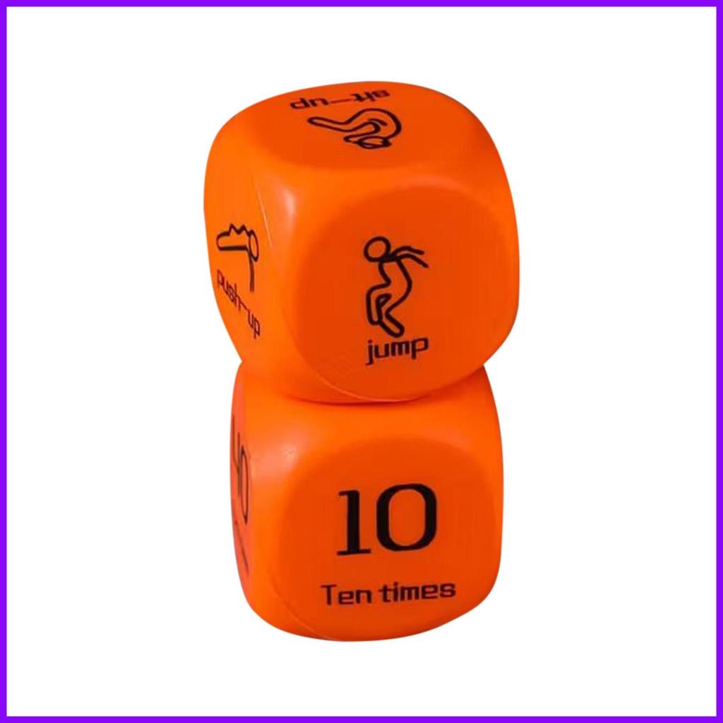 การออกกําลังกายสําหรับออกกําลังกาย อุปกรณ์กีฬาสนุก 6 ด้าน 2 ชิ้นออกกําลังกายยิมรวม Push Ups Lunges แ