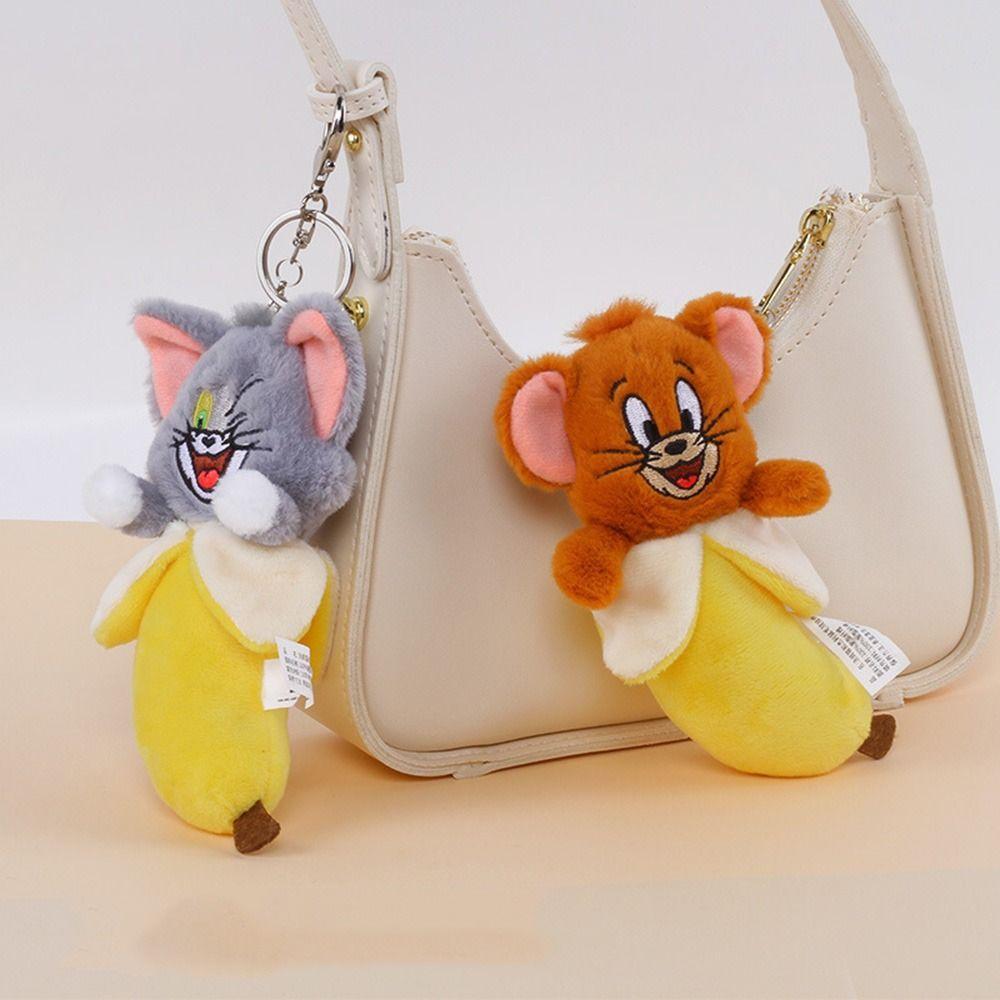 พวงกุญแจนุ่มน่ารัก Tom และ Jerry แบบตุ๊กตา