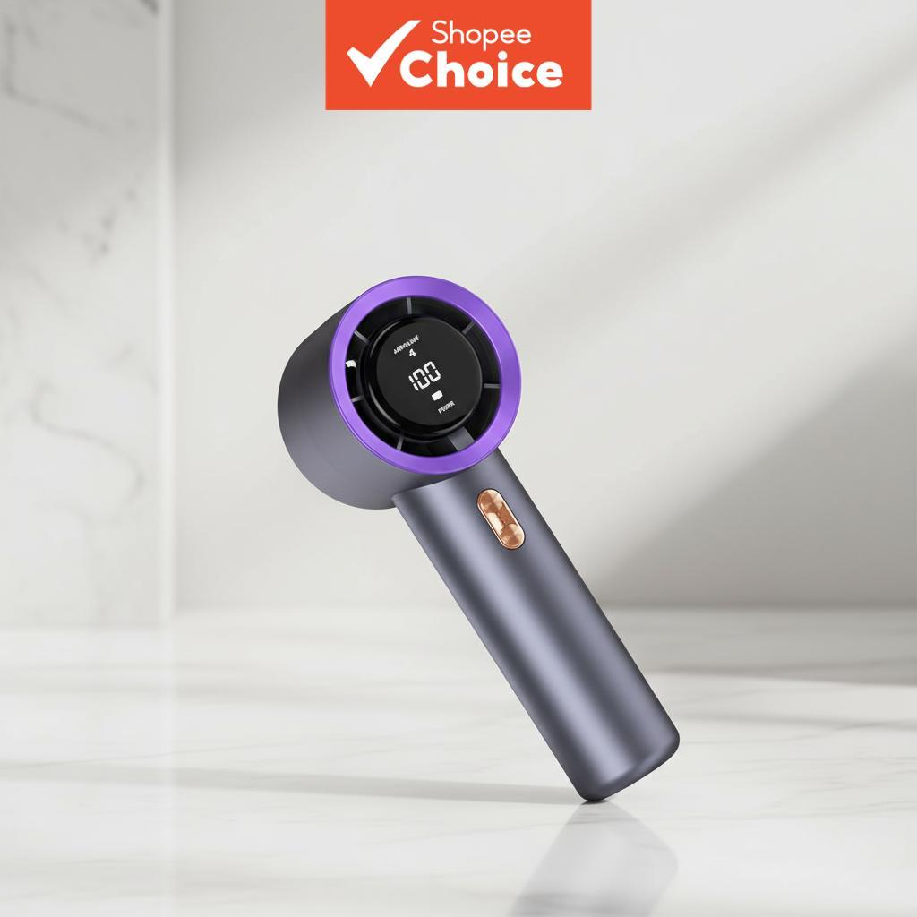 T11 พัดลมมือถือความเร็วสูงใหม่ พัดลมเทอร์โบไร้ใบพัดขนาดเล็กพกพาสะดวกสําหรับใช้งานกลางแจ้ง ชาร์จผ่าน 