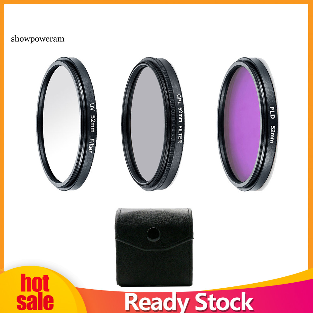 SPM Professional UV CPL Polarizer FLD Photo Photo Photo Photo Photography Filter Kit สําหรับกล้อง SL