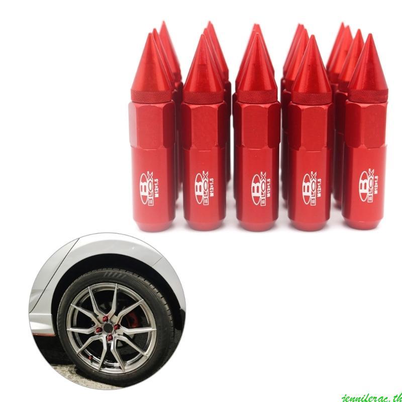 Jenniferac Aluminium ขยายจูนเนอร์ Spike-Lug ถั่วสําหรับล้อขอบการปรับเปลี่ยนรถ Part M12X1 25 M12X1 5 Lug-Nut ล้อ