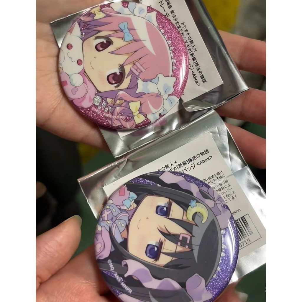 Puella Magi Madoka Magica รอบ badge Kaname Madoka เข็มกลัด Akemi Homura pins กระเป๋า accessorios อะนิเมะสินค้าคอลเลกชันน่ารัก Ornamen