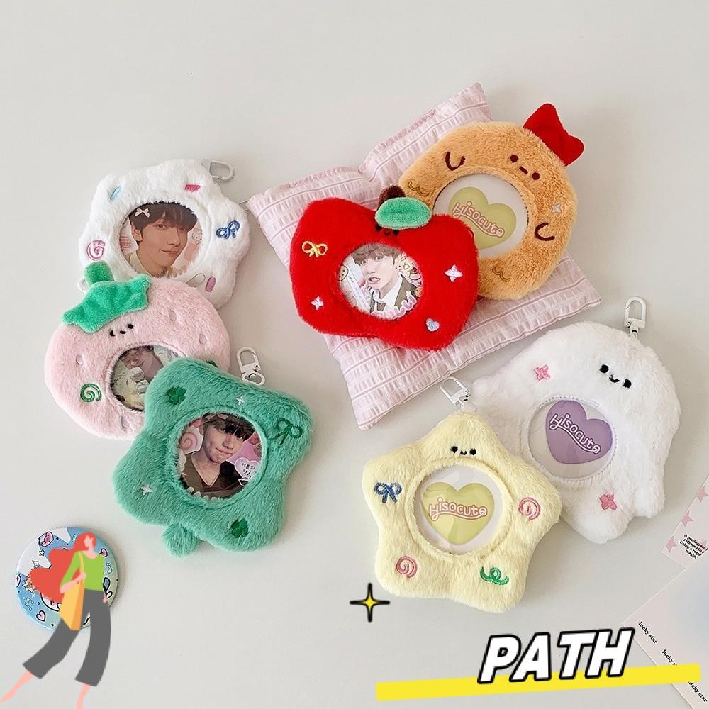 PATH Badge Storage กระเป๋า,แขวนจี้ Scratch-Resistant Badge Display, การ์ตูน Plush Organizer มาตรฐาน 