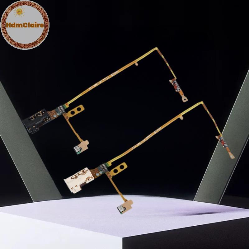 HdmClaire สําหรับ IPod Nano 5 5th Gen ck สีขาวหูฟังแจ็คถือสวิทช์โมดูลไมโครโฟน Flex Cable Repair Part