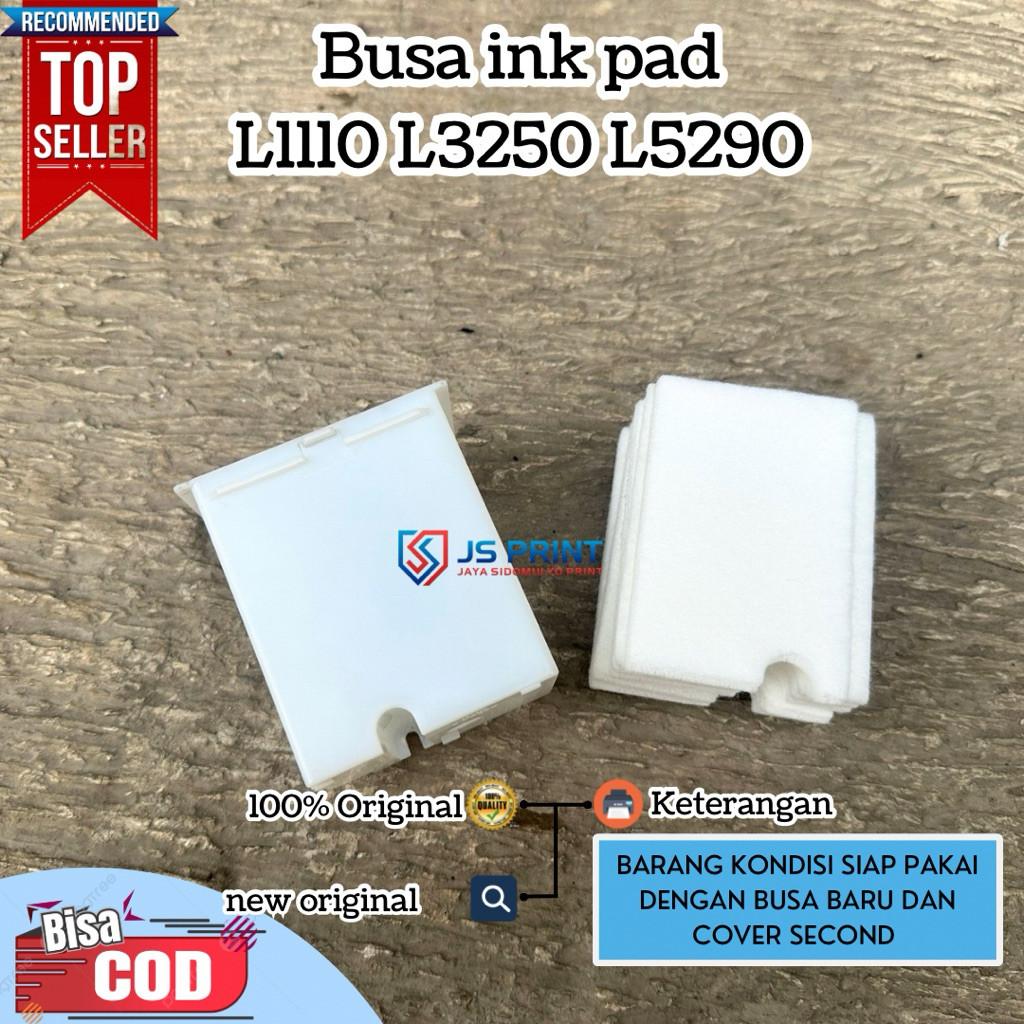 Epson L1110 L3110 L3250 L5290 ชุดโฟมแผ่นหมึกพร้อมฝาปิด