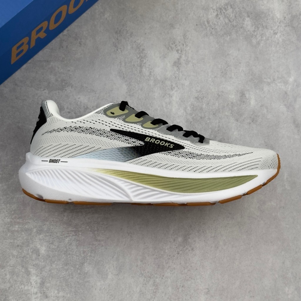 Brooks Ghost 17 รองเท้าวิ่งลําลองตาข่ายระบายอากาศทนต่อการสึกหรอรองเท้าผ้าใบ Low-Top DNA LOFT V2 กันก