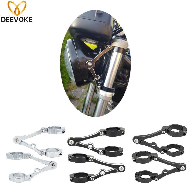 [cuticate11] ขายึดไฟหน้ารถจักรยานยนต์ Mount Clamp ที่วางส้อมแบบปรับได้สําหรับ 39-41mm Cruiser Cafe R