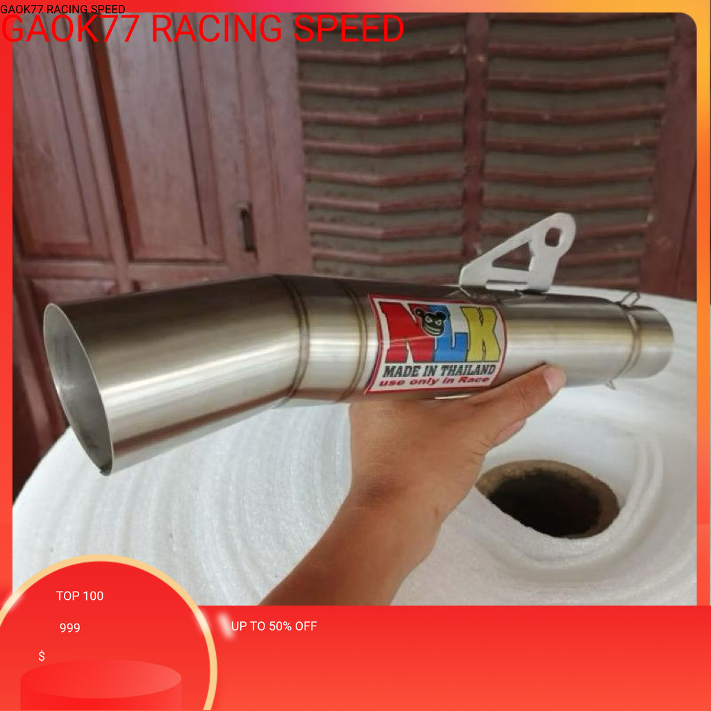 Ekoz NLK ท่อเปิดซุปเปอร์ กระป๋องเท่านั้น 51MM สําหรับมอเตอร์ไซค์ทุกรุ่น