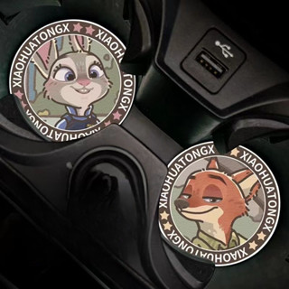 Anti-SLIP ถ้วยผู้ถือถาดสําหรับคอนโซลกลางรถ Organizer Non-SLI…