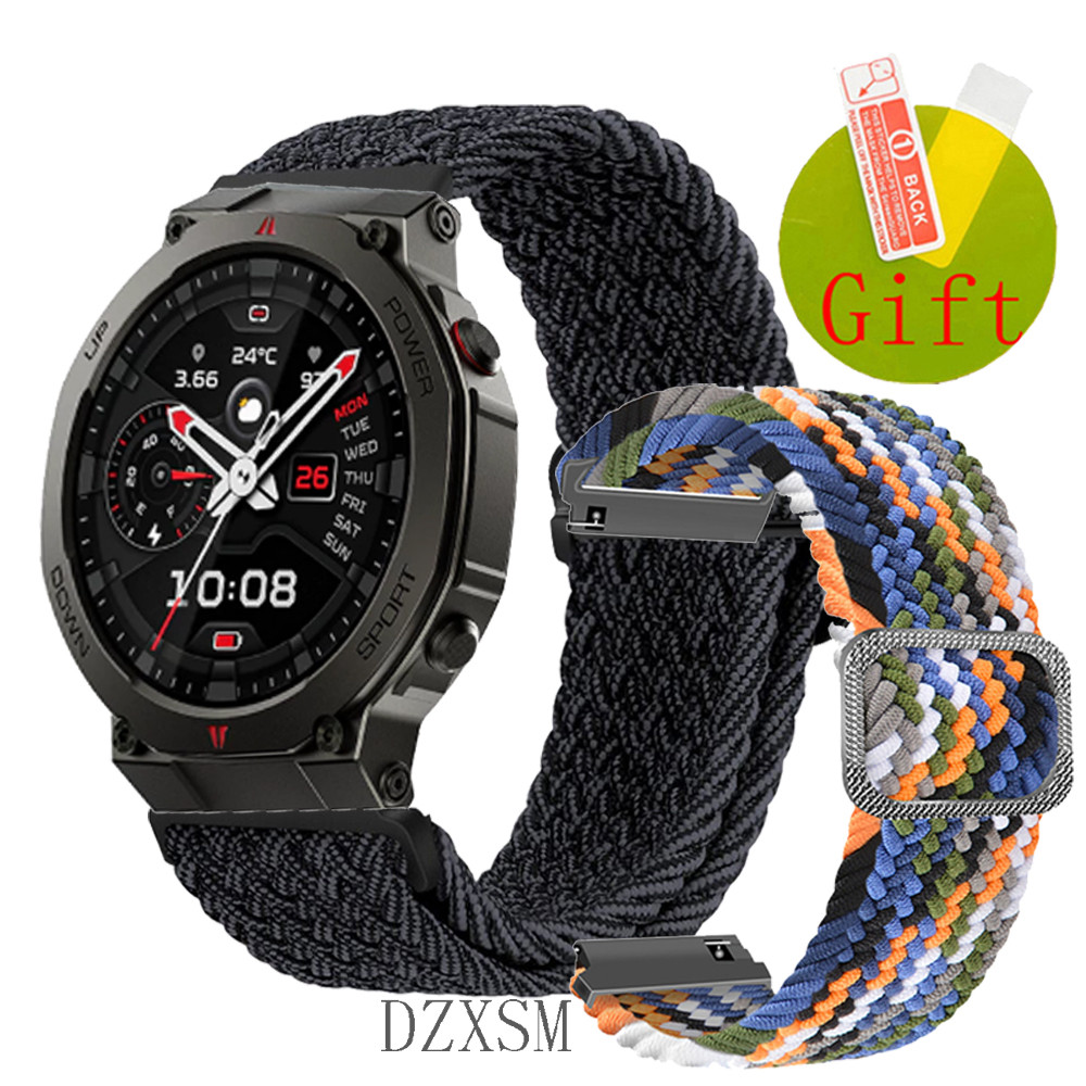 ฟิล์ม สาย Black Shark GS3 Ultra Smart Watch Strap Nylon Braided Loop สายรัดข้อมือสําหรับ Black Shark