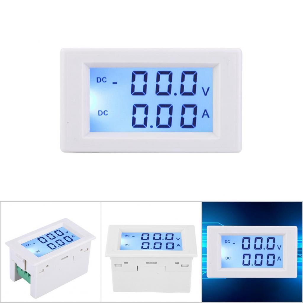 D85-3050 แอมป์มิเตอร์โวลต์มิเตอร์แบบดิจิตอล DC Current มัลติมิเตอร์ DC0-199.9V DC0-10.00A โวลต์ Amp 