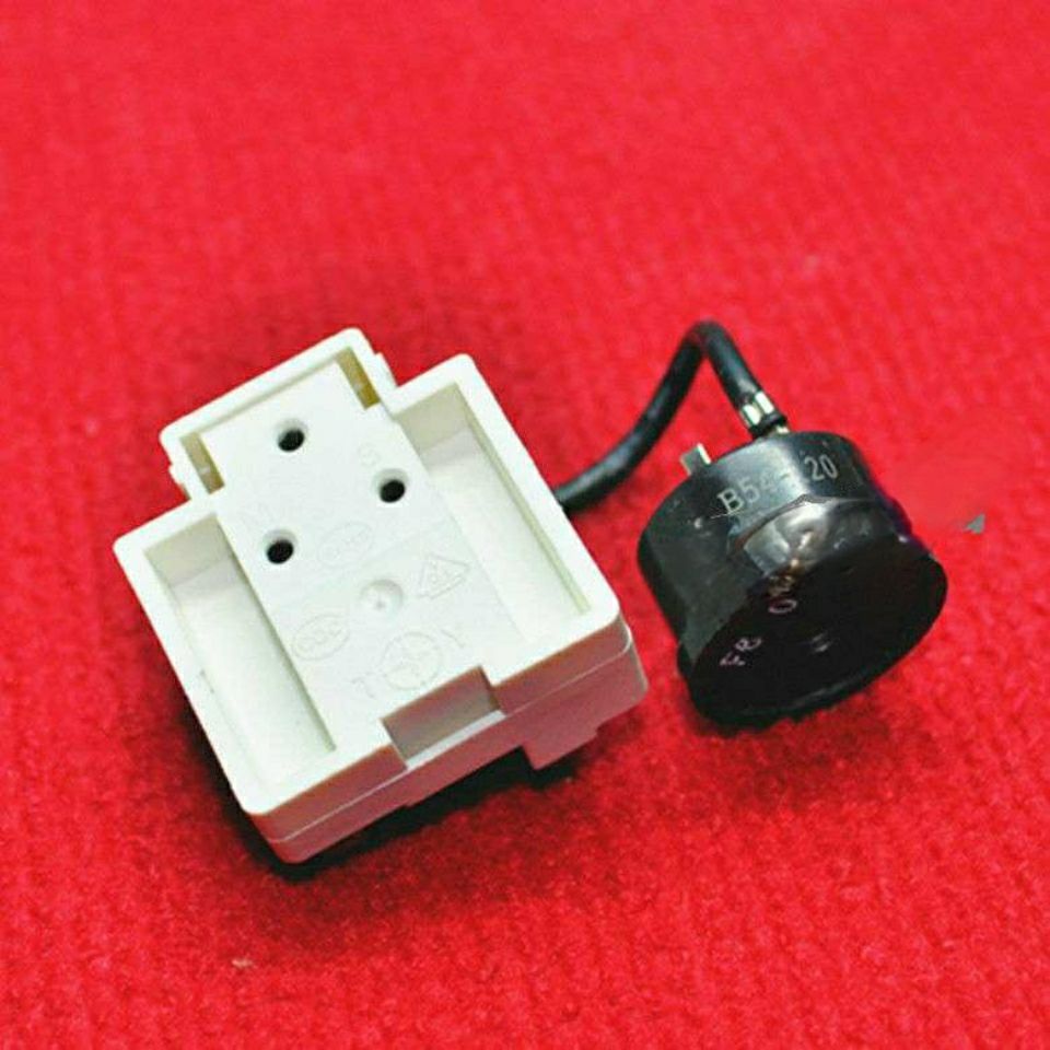 ชุดอะไหล่เริ่มต้นและป้องกัน + คาปาซิเตอร์ สำหรับตู้เย็น Haier (PTC สตาร์ทเตอร์ รุ่น QP3-12A, คาปาซิเ