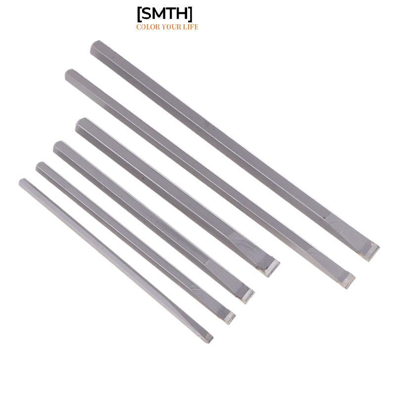 [SMTH] สิ่วคาร์ไบด์แกะสลักหินที่แม่นยํา Achieve Intricate Designs Steel Cold Chisels หินแกะสลักเครื่องมือสต็อกใหม่
