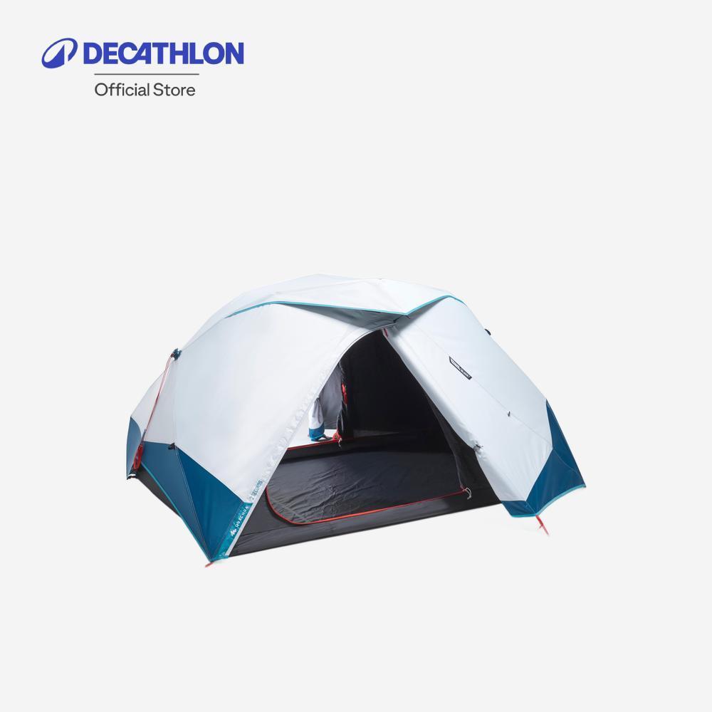 Decathlon Camping Tent 2 Seconds Easy เต็นท์สำหรับ 2 คนรุ่น 2 Seconds Easy ผ้า Fresh & Black - White