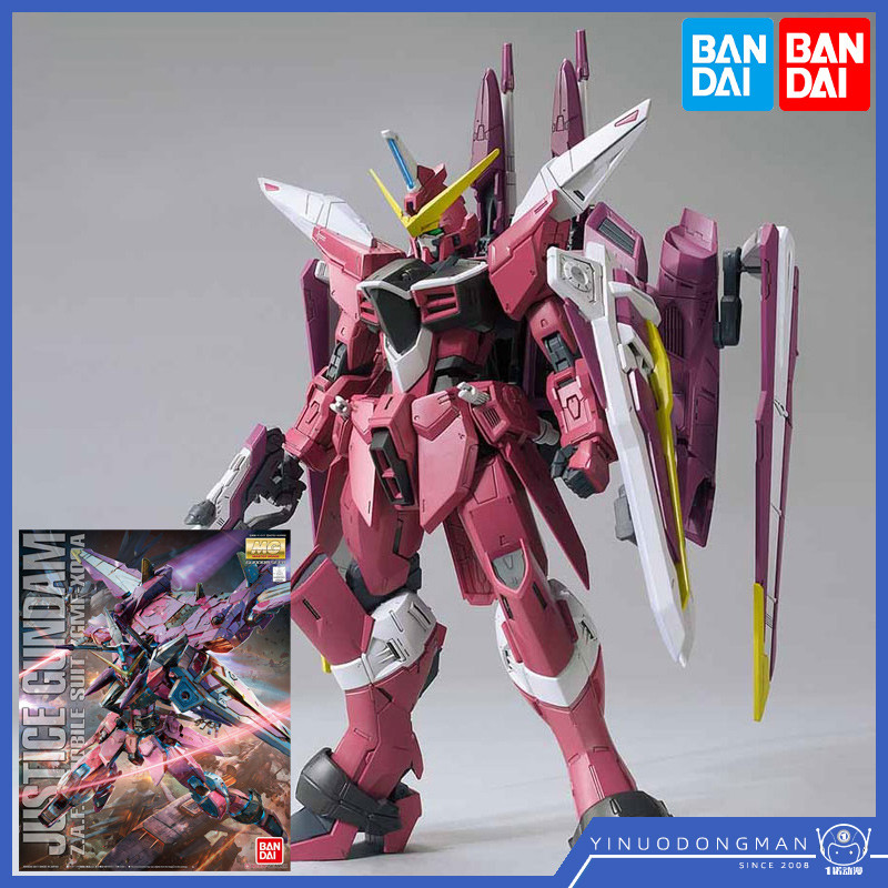 Bandai รุ่น 63150 MG 1/100 ZGMF-X09A Justice Gundam Justice Gundam