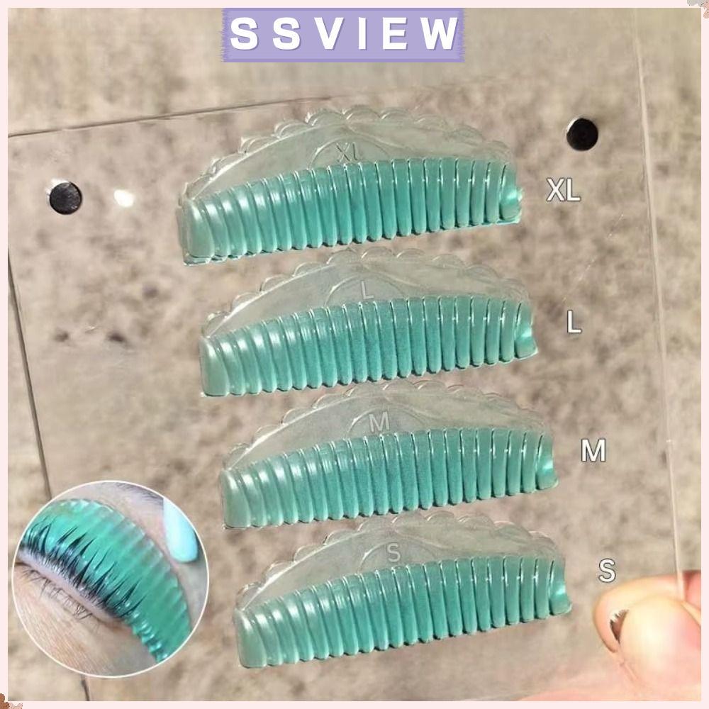 STILLSAVIEW 4 คู่Eyelash Perming Pad,MulticolorซิลิโคนEyelash Perm Pad,Simple Lashes Curler Applicatorเครื่องมือEyelash Perm Aid Padผู้หญิง/หญิง