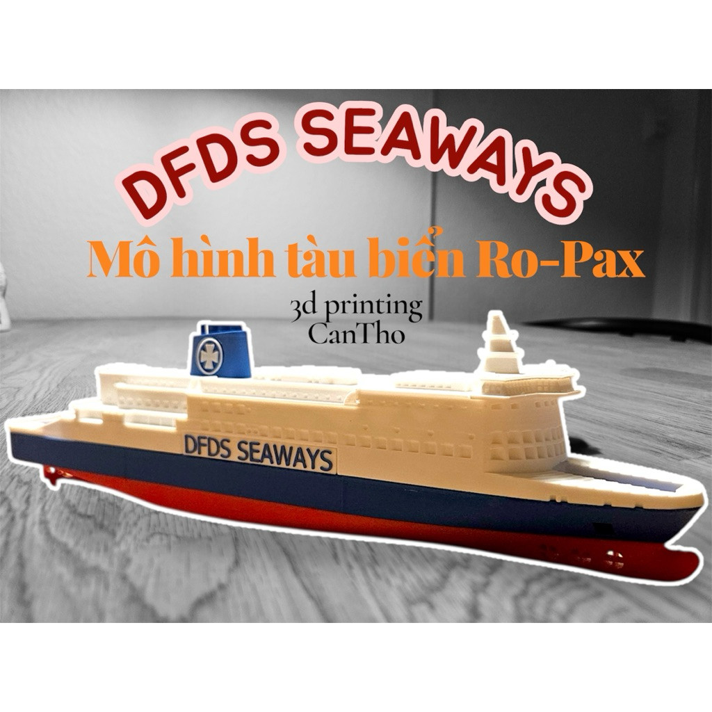 Ro-Pax DFDS SEAWAYS-in3d โมเดลสวรรค์ทางทะเล
