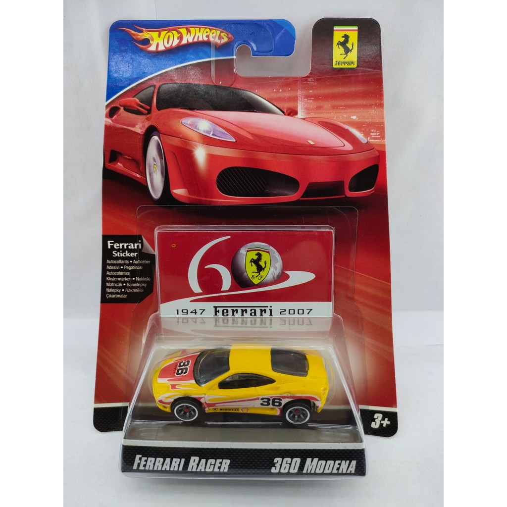 Hot Wheels FERRARI 360 MODENA แพ็คเกจเดิมใหม่เอี่ยม 07 Hot Wheels FERRARI แพ็คเกจเดิมใหม่ยังไม่ได้เป