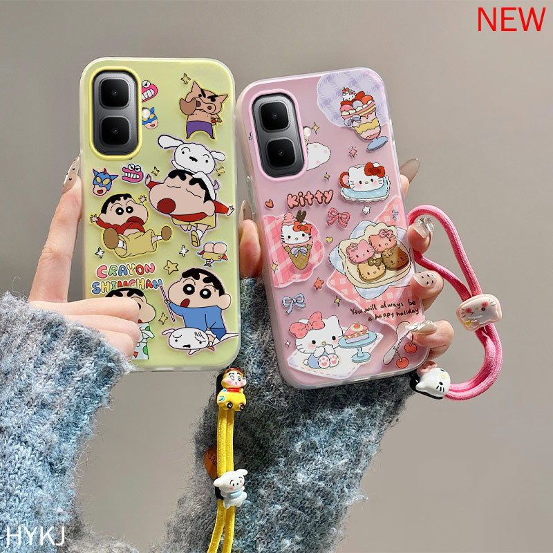 เคส INFINIX Smart 20 Anti fall อะนิเมะการ์ตูน TPU ซิลิโคนอ่อนนุ่มเคสโทรศัพท์เยลลี่น่ารัก TYGD