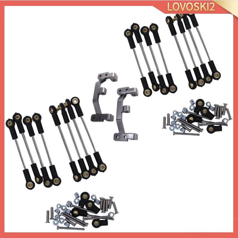 [Lovoski2] 8 ชิ้น 1/16 RC โลหะ Rod Link Link Link Link Link สําหรับ WPL B14 B24 C24 รุ่น DIY อะไหล่