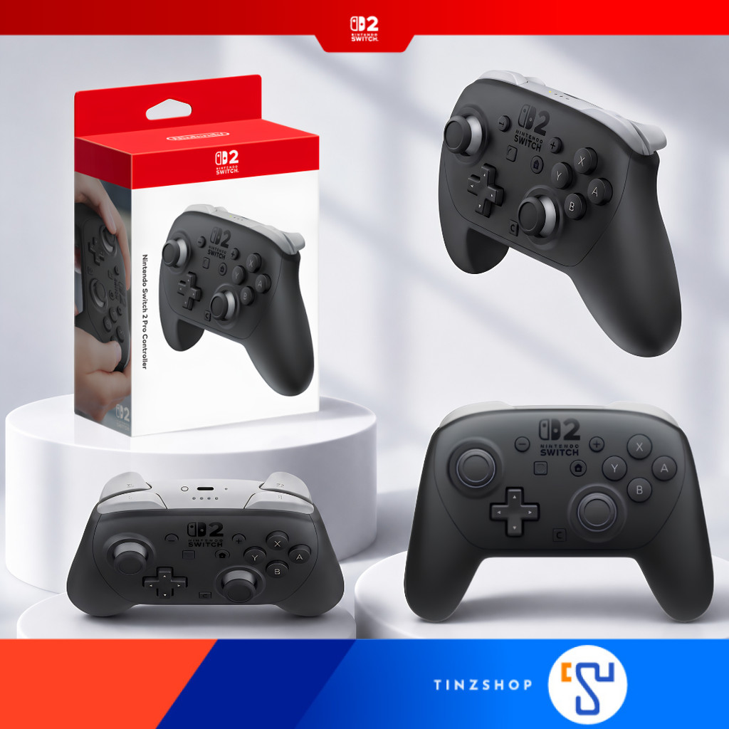 [ส่งด่วน] [Switch2] Nintendo Switch2 Pro2 Controller (ประกันศูนย์ Synnex) จอยโปร นินเทนโดสวิทซ์ 2 (ของแท้) : Tiinzshop