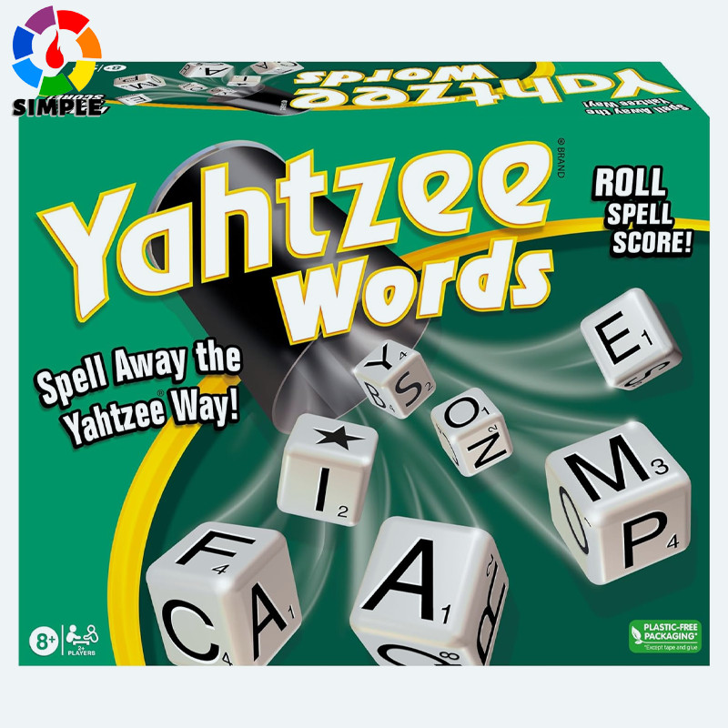 Winning Moves Games Yahtzee Words For 2+ Players, Ages 8+