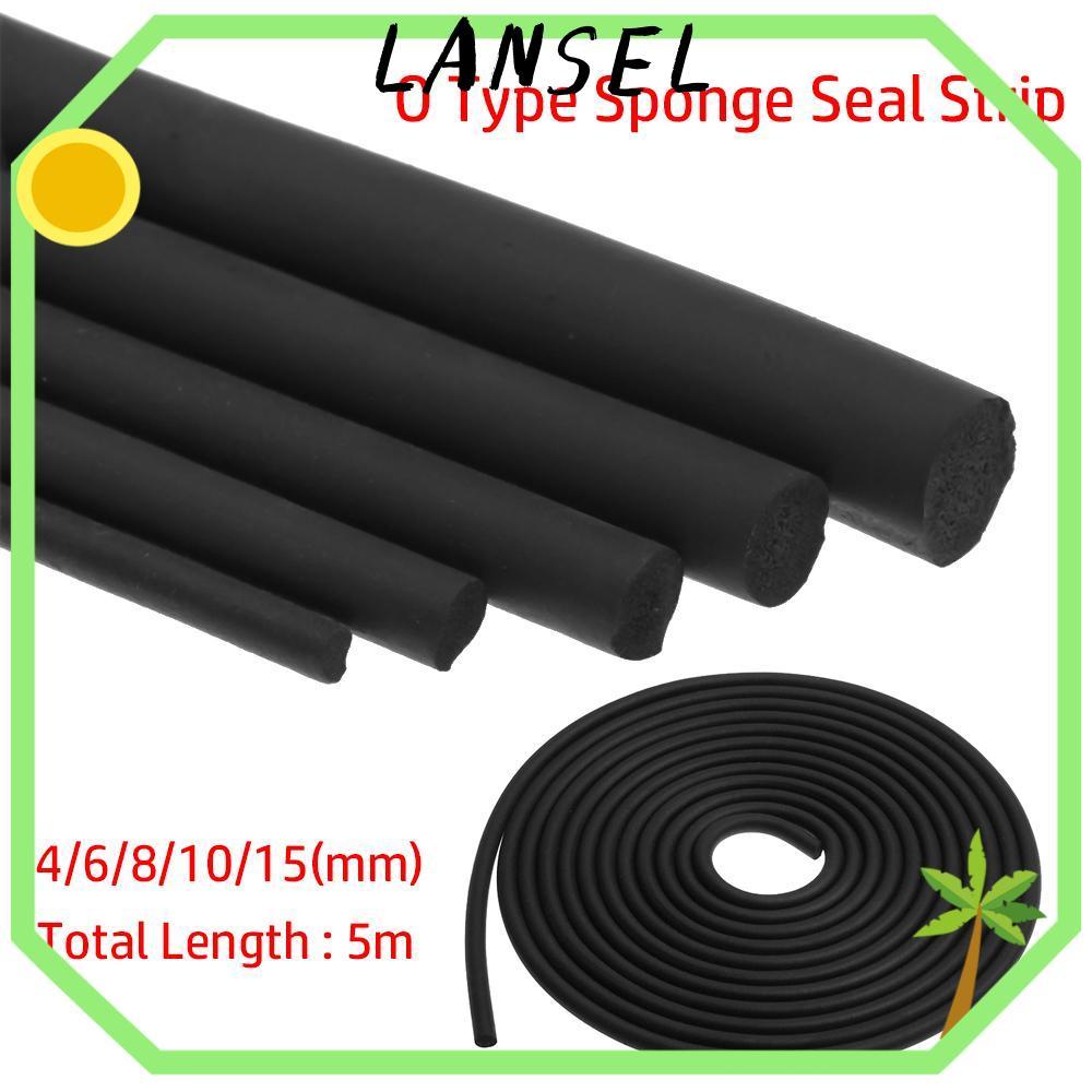 LANSEL1 5M Car Door Edge Protector Insulated Industrial O Shape Heat Resisting Weatherstrip