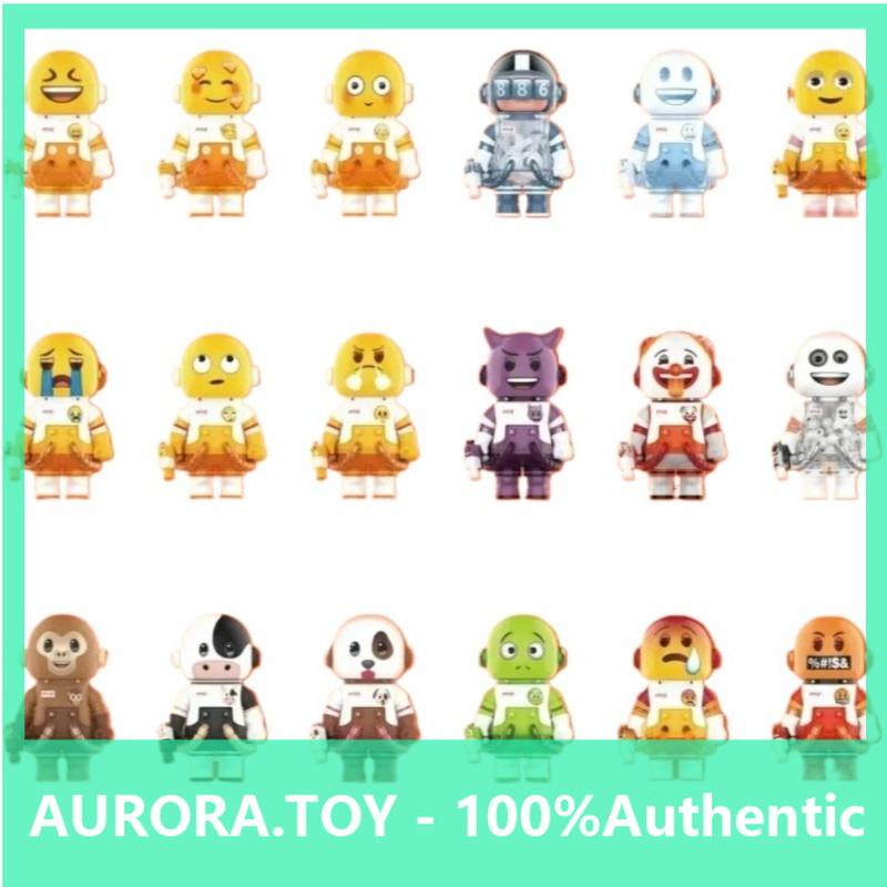 POPMART MEGA SPACE MOLLY100% x อีโมจิ™Series My Mystery Box ของขวัญเล่นอินเทรนด์