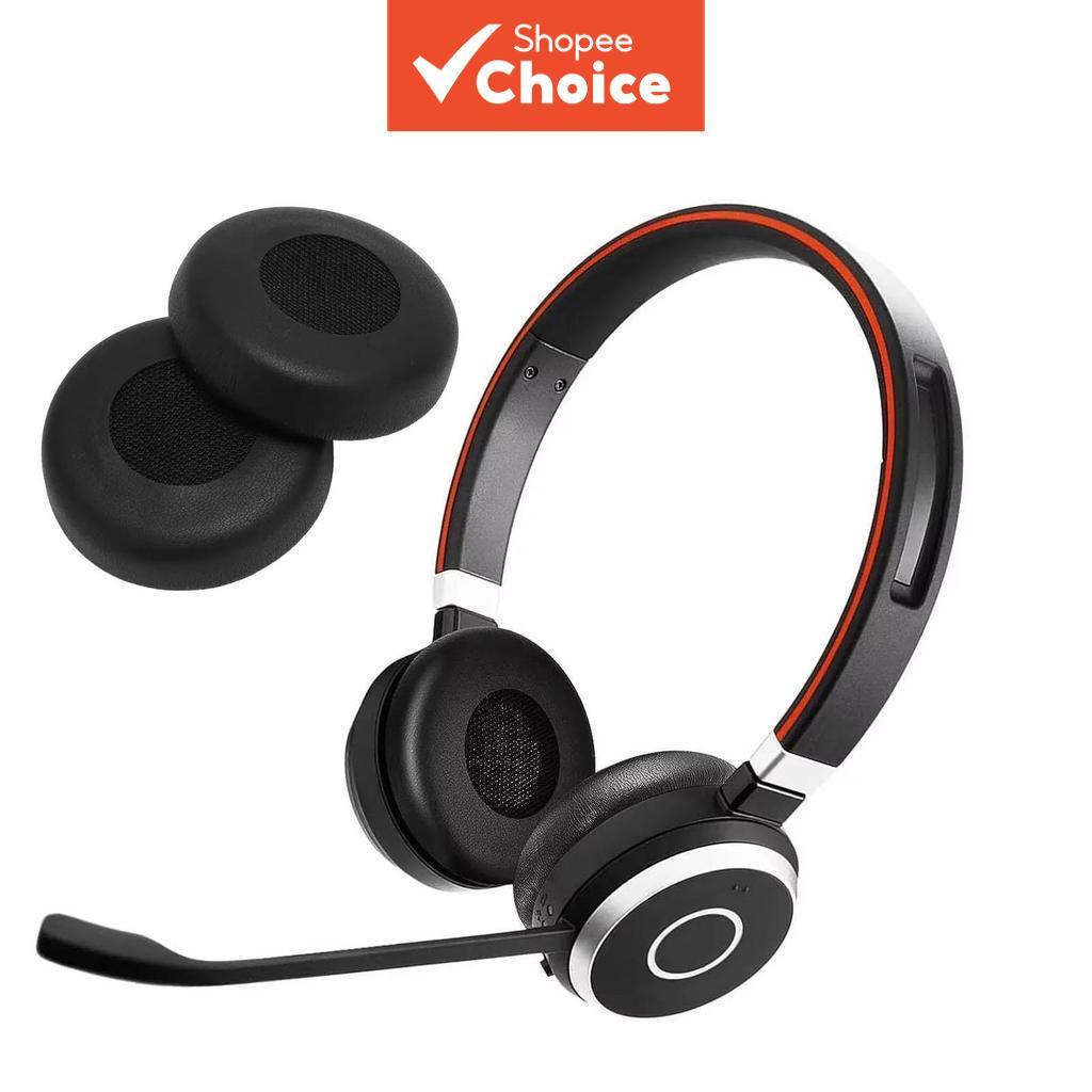 เปลี่ยนแผ่นรองหูฟังสําหรับ Jabra Evolve 65 40 30 20 SE ชุดหูฟังฝาครอบโฟมหน่วยความจํา