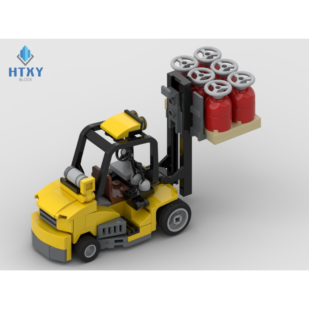 อุตสาหกรรมยกรถบรรทุกรถ Building Blocks ของเล่นเด็ก 112PCS อิฐ DIY ของขวัญสําหรับผู้ใหญ่รถ MOC-57739
