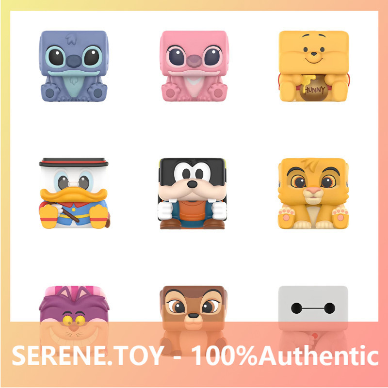 POPMART Disney Classic POP CUBE-3 Series Mystery Box ของเล่นตกแต่งของขวัญ